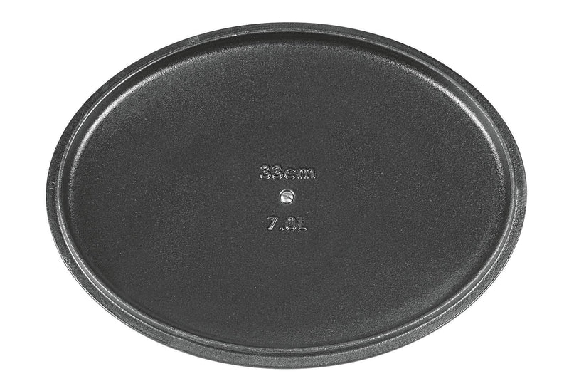 KÜCHENPROFI Bratentopf 'Provence' oval Gusseisen mit Deckel 7 l