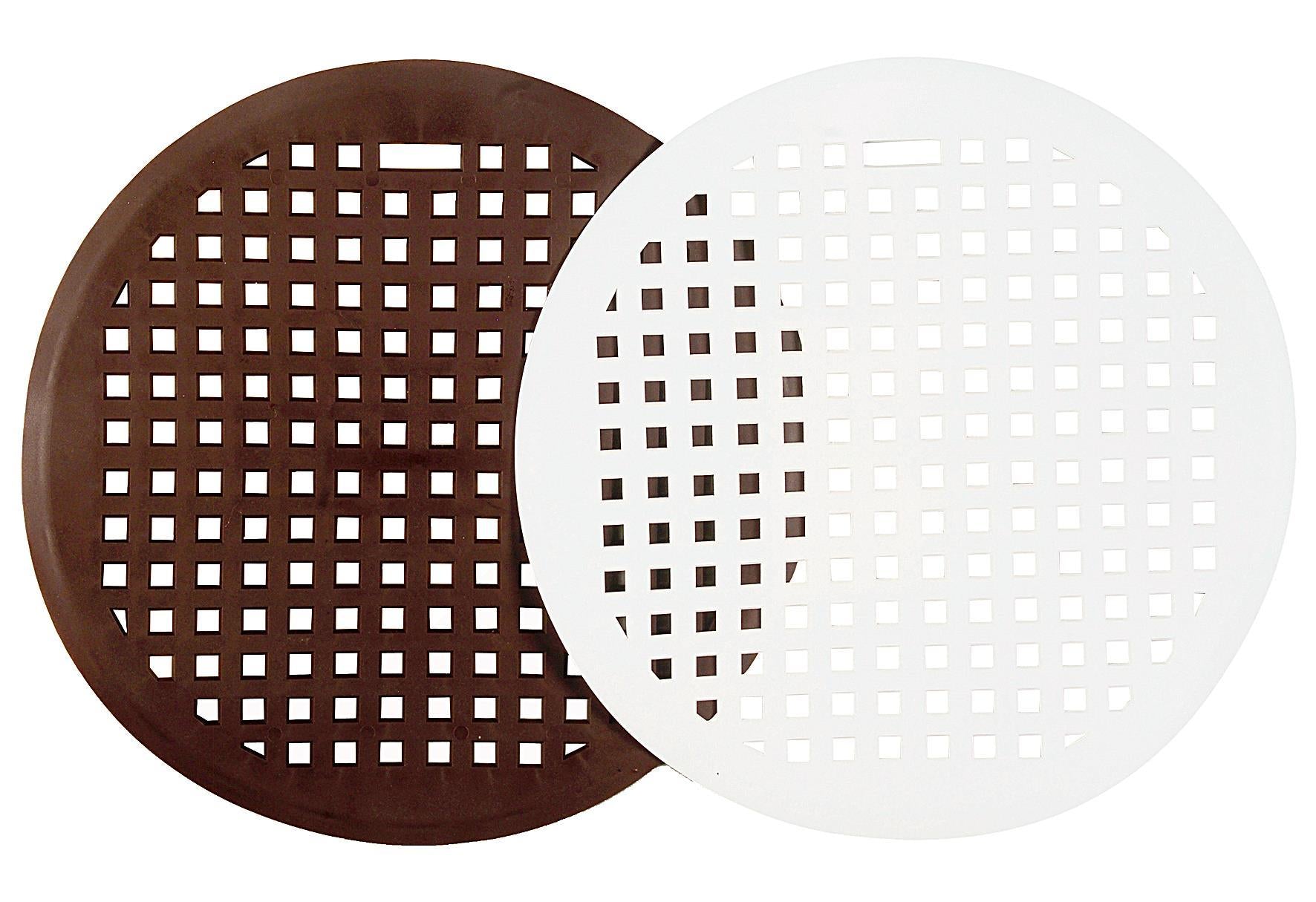 my basics Spülbeckenmatte rund Ø32cm braun - VPE: 10