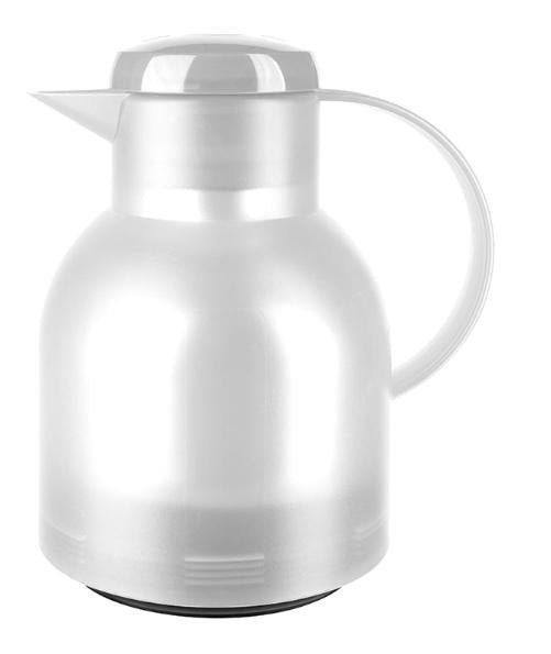 EMSA Isolierkanne Samba 1 l weiß-transluzent 2er Pack - VPE: 2