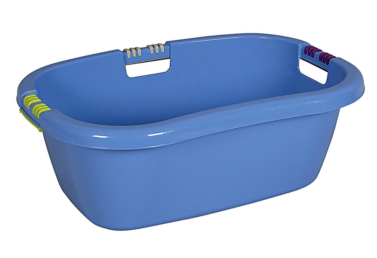LOCKweißER Wäschewanne Ergo mit Softgriff 65 l 65x45x25cm blau - VPE: 5