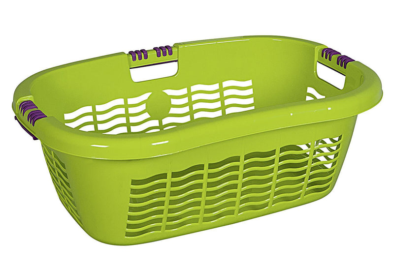LOCKweißER Wäschekorb Ergo mit Softgriff 65x45x25cm limone - VPE: 5