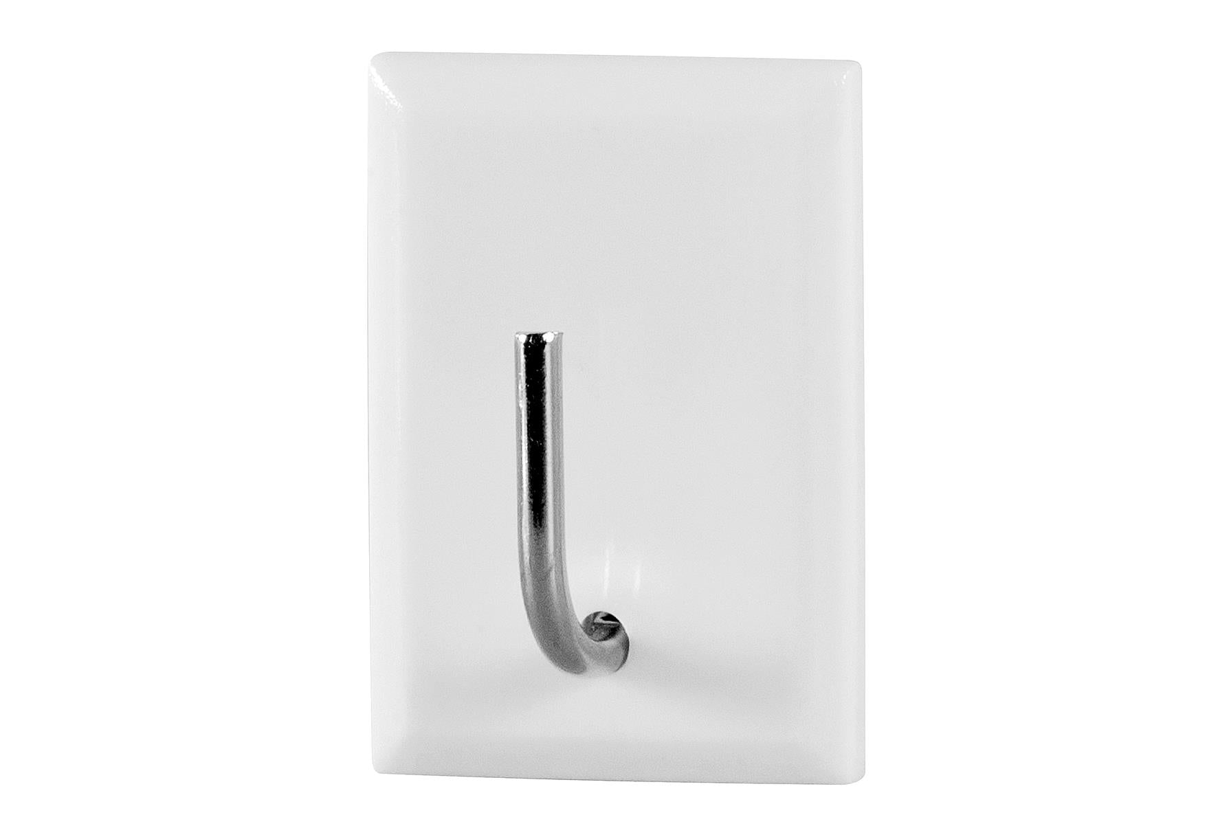 HANSI-SIEBERT Gardinenhaken 32x22mm weiß - VPE: 25