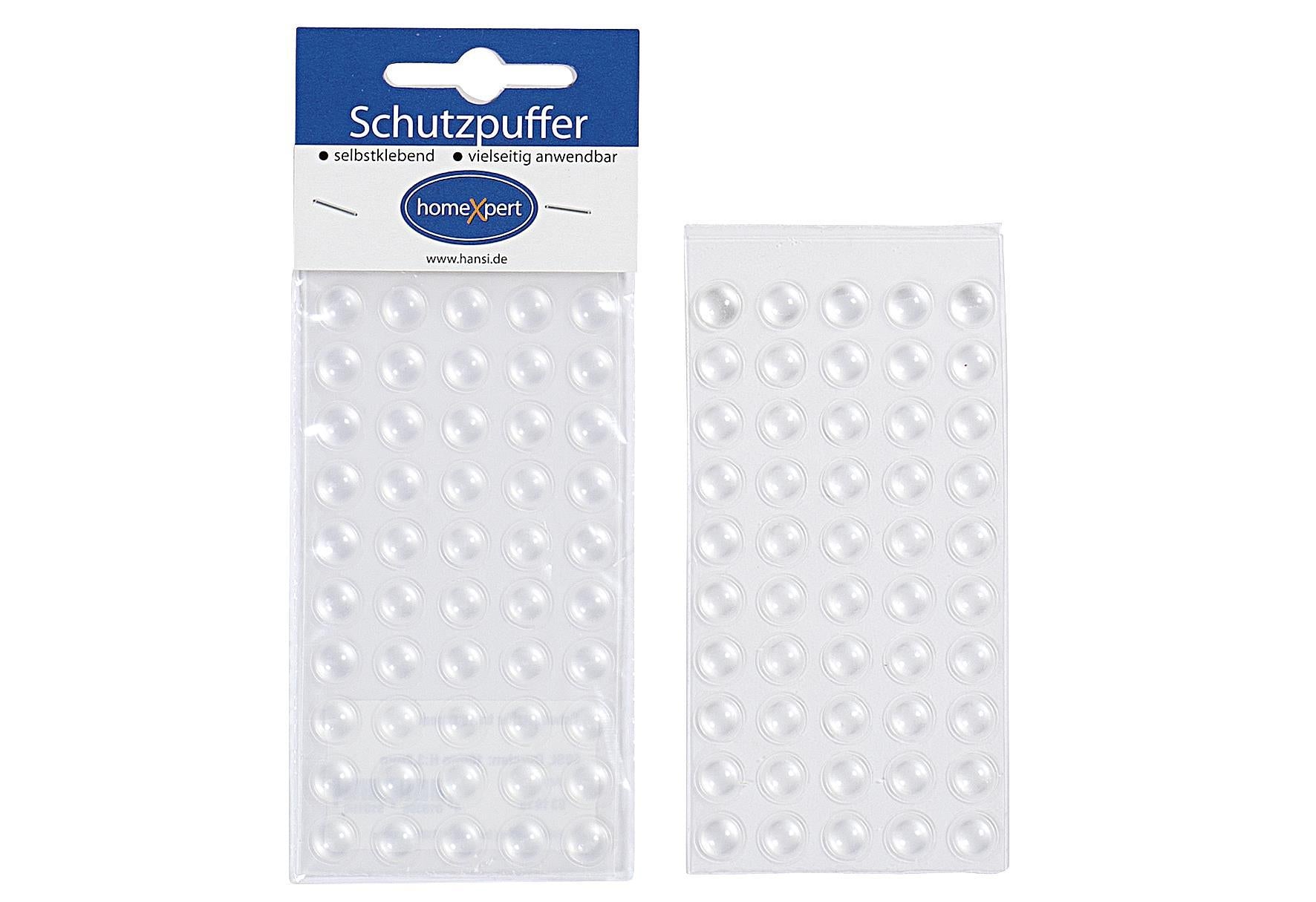 HANSI-SIEBERT Schutzpuffür für Glasplatten transparent 50Stück auf Karte