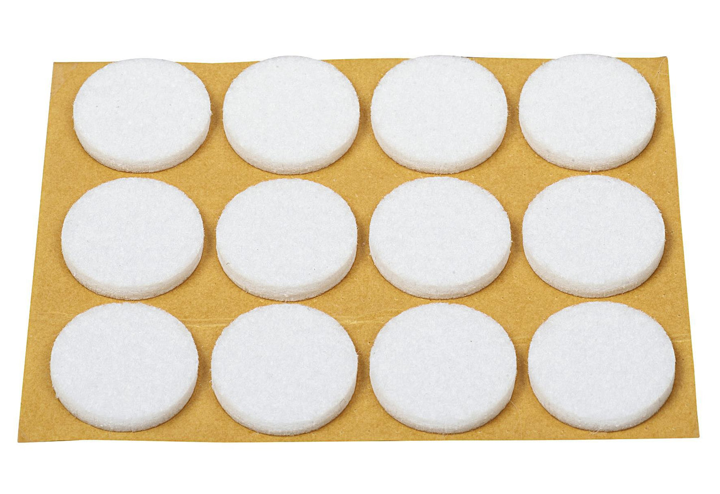 HANSI-SIEBERT Filzgleiter Ø22mm weiß 12er Pack - VPE: 10