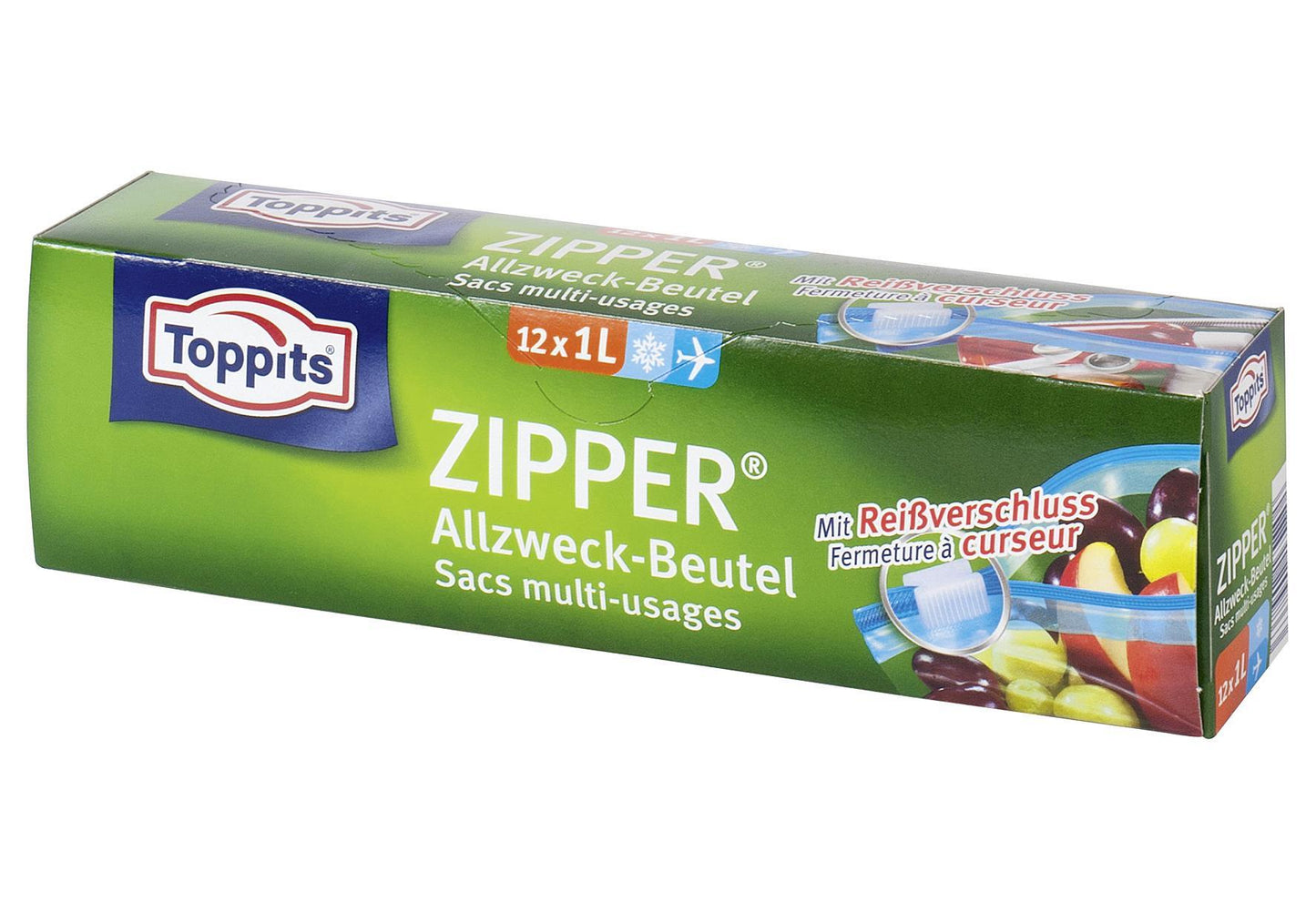 TOPPITS Frischebeutel 205x155cm 1l Pack 12 Stück