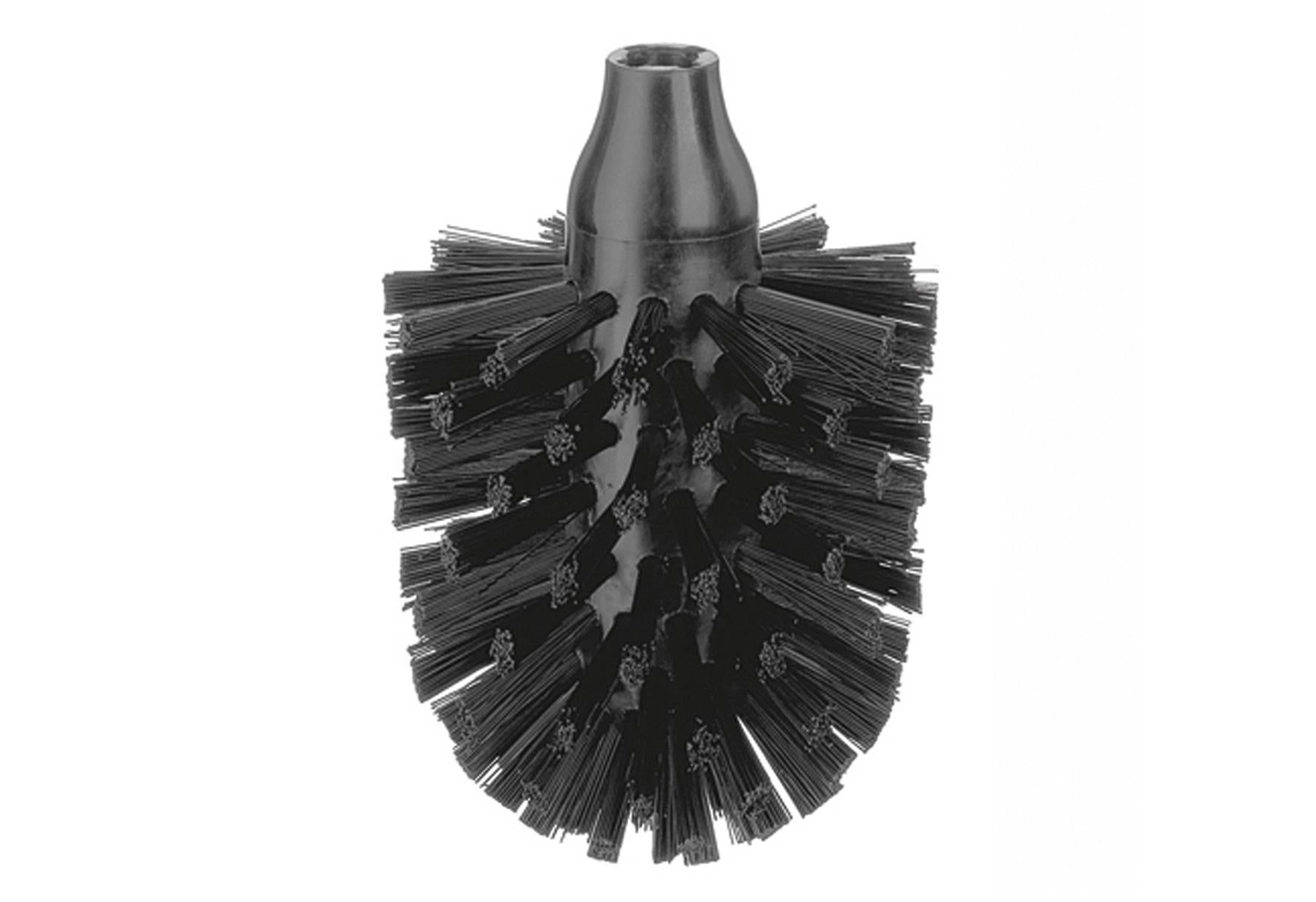 kela WC-Ersatz-Bürstenkopf La Brosse Kunststoff 126cm Ø8cm schwarz - VPE: 6