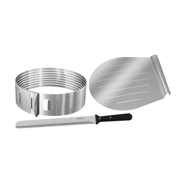 ZENKER Kuchenschneidhilfe-Set 3tlg 3 tlg
