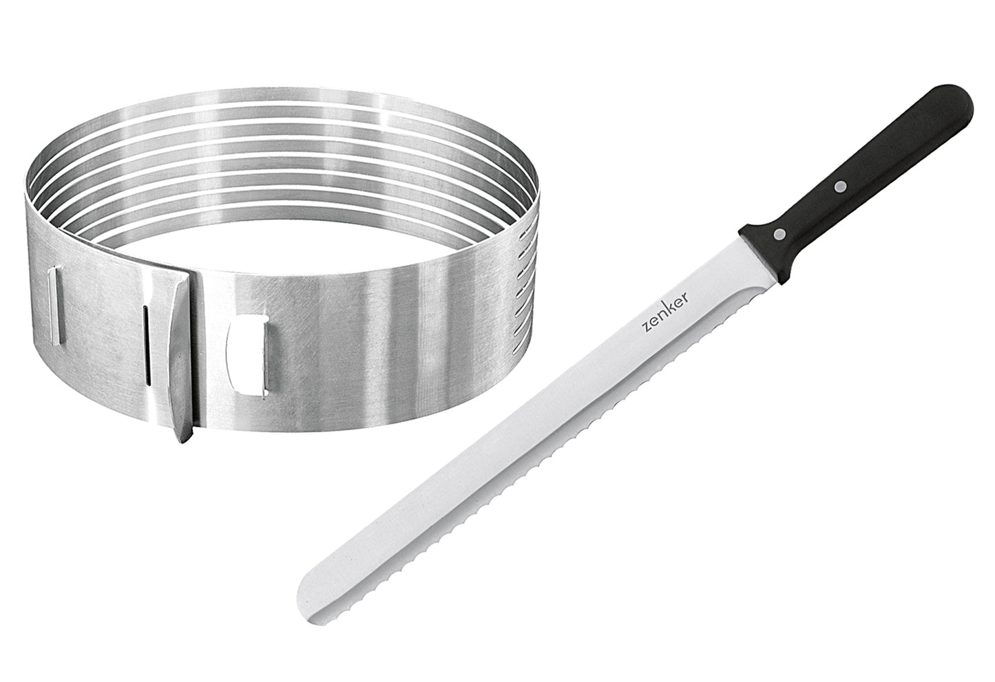 ZENKER Tortenbodenschneidhilfe 2tlg