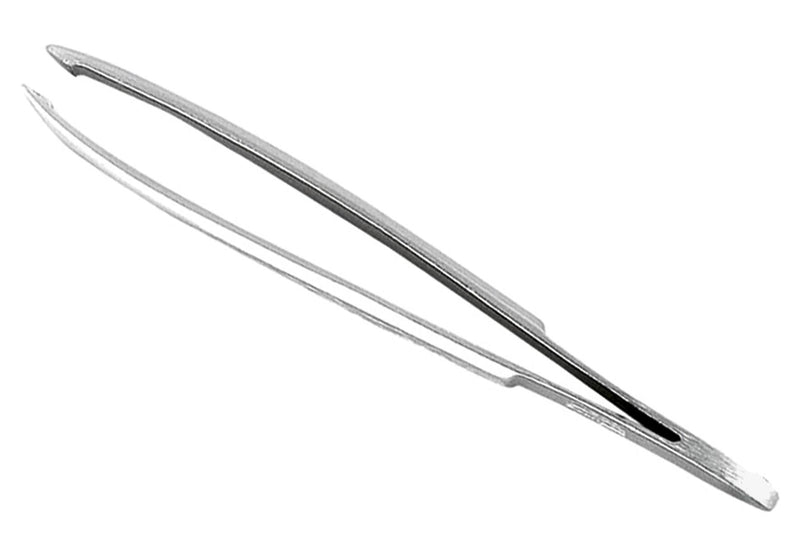 CREDO Pinzette schräg matt verchromt 8cm - VPE: 10