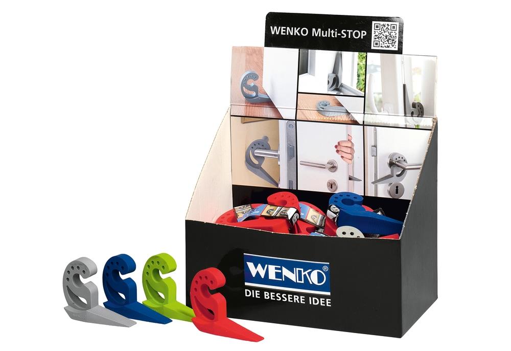 WENKO Fenster-Türstopper 'Multi-STOP®' Display 48er Pack - VPE: 48