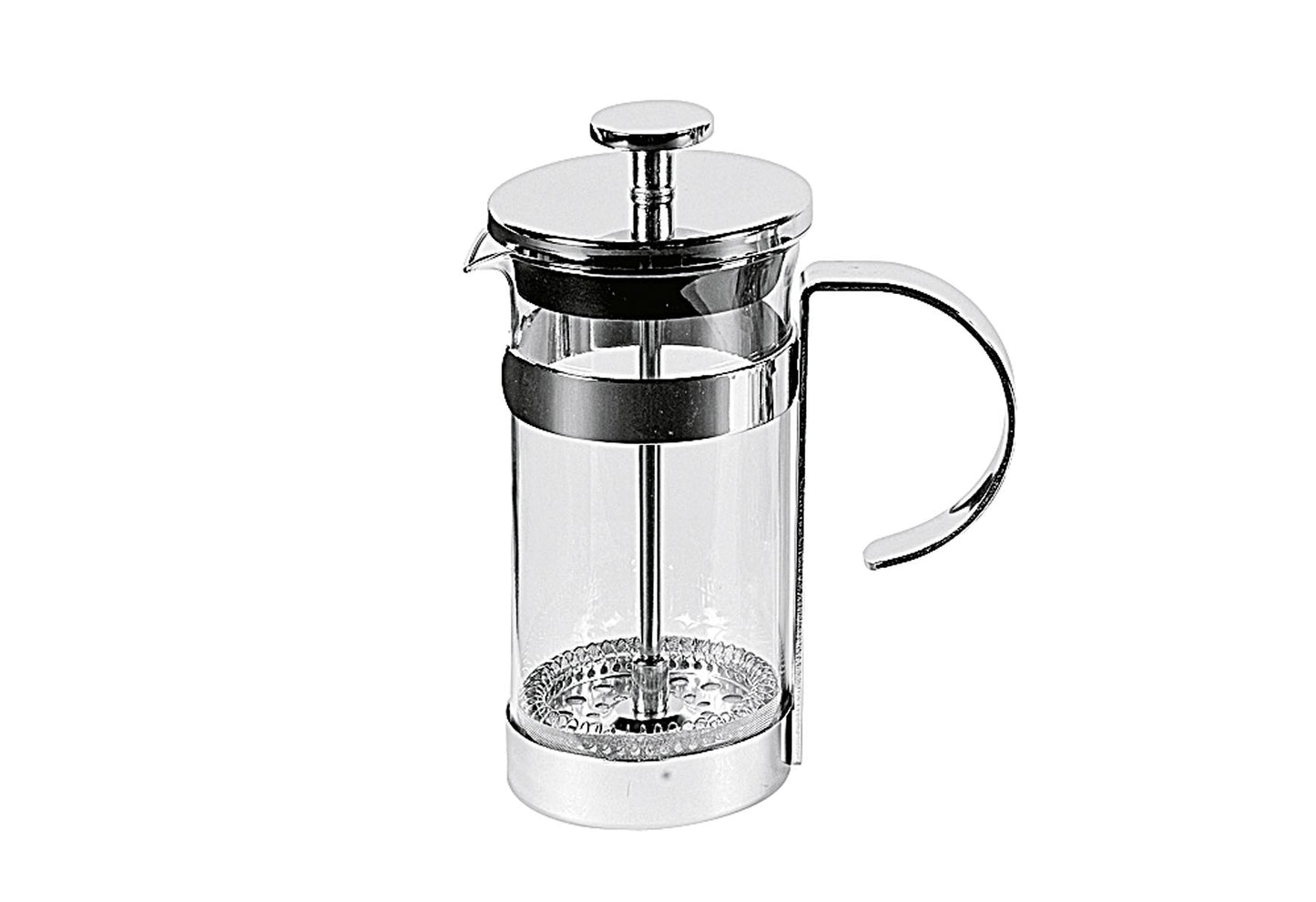my basics Kaffeebereiter 3 Tassen Glas/verchromt 350 ml