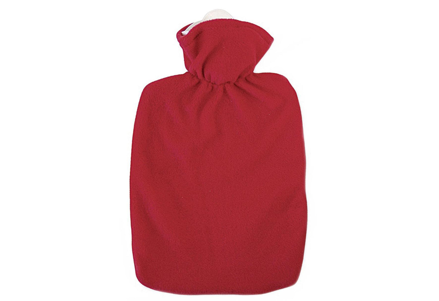 HUGO FROSCH Wärmflasche Klassik Fleecebezug 18 l rot