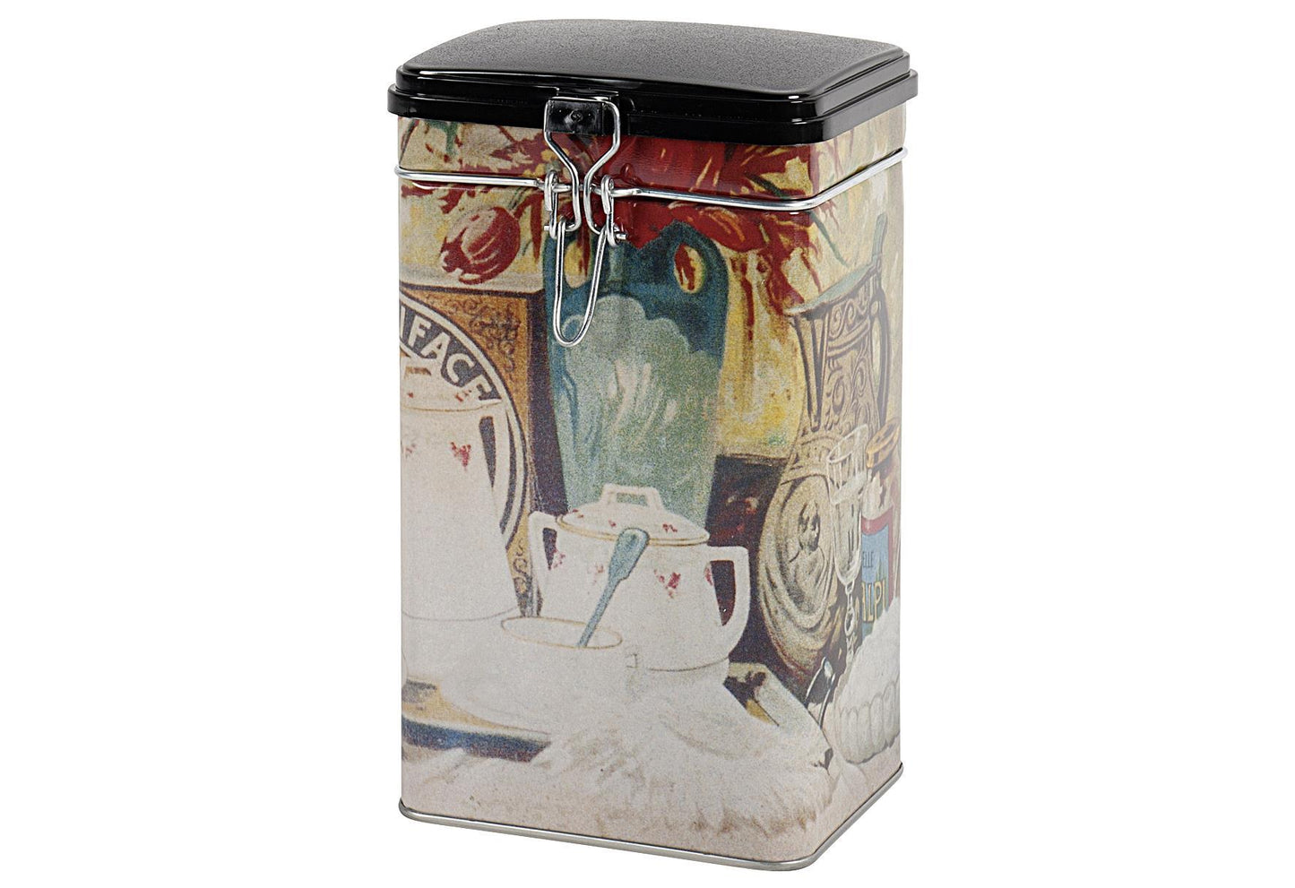 Kaffeedose eckig 500 g 85x11x20cm sortiert - VPE: 12