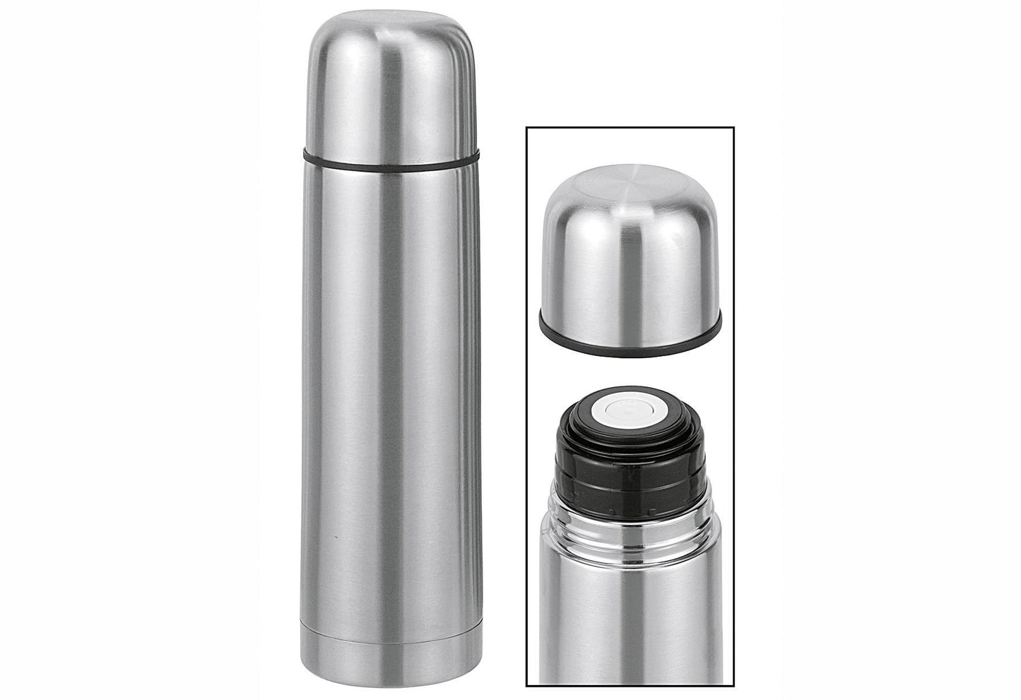 HI Isolierflasche doppelwandig 075 l Edelstahl