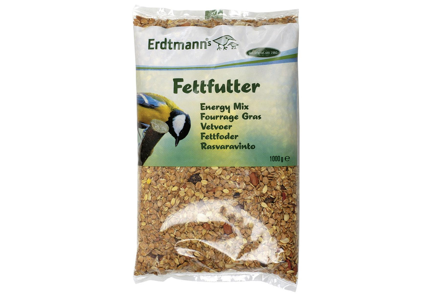 ERDTMANN Vogelfutter/Fettfutter 1000g 1 Beutel
