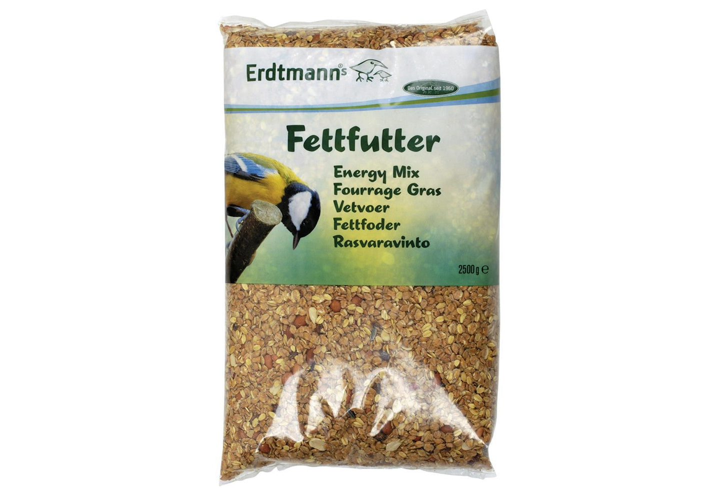 ERDTMANN Vogelfutter/Fettfutter 6x2500 g - VPE: 6