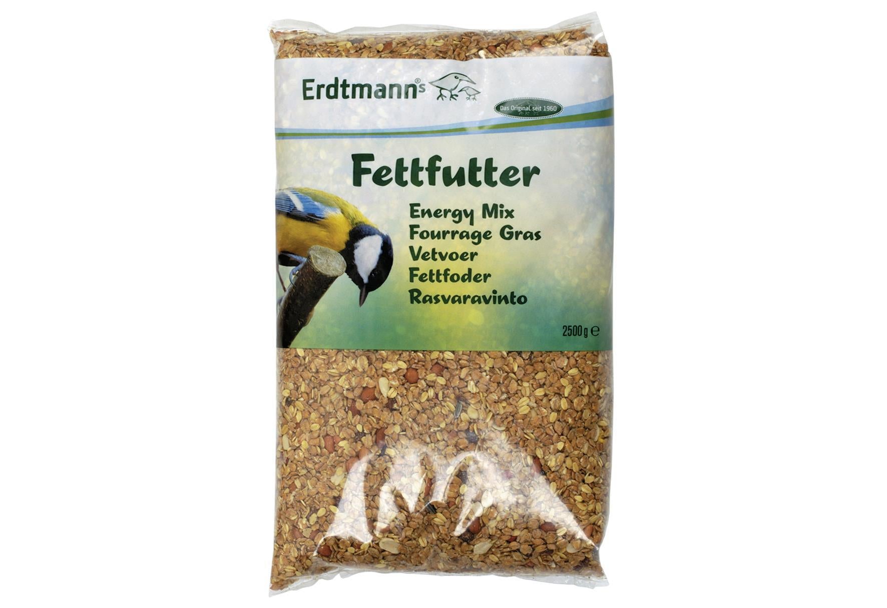ERDTMANN Vogelfutter/Fettfutter 6x2500 g - VPE: 6