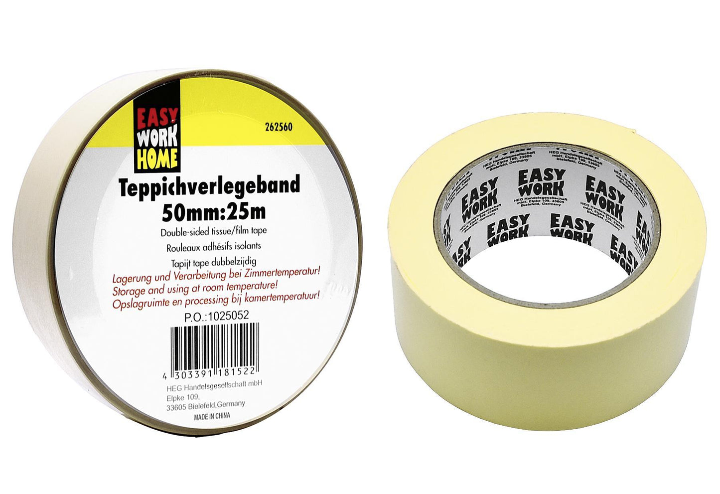 EASY WORK Teppichverlegeband - VPE: 6