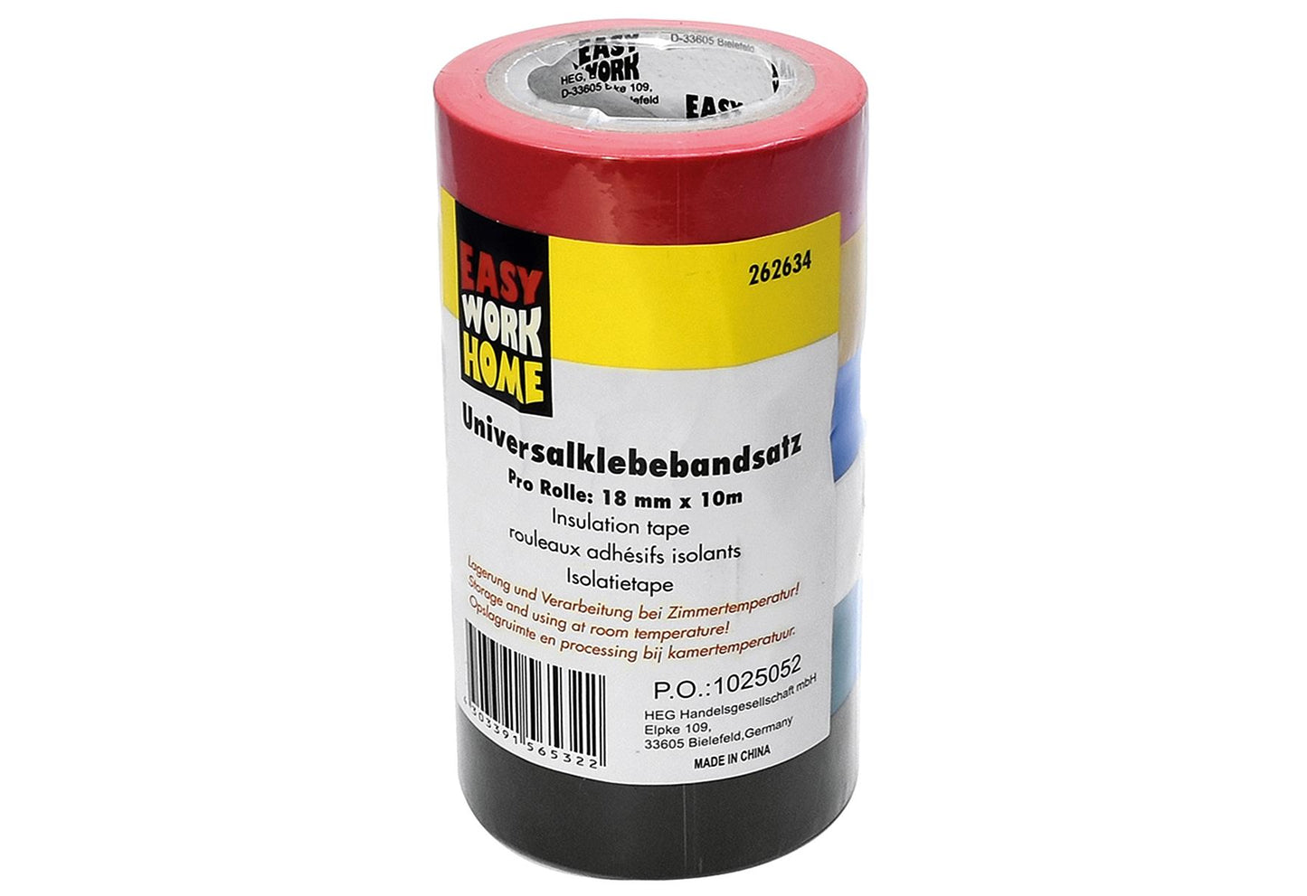 EASY WORK Klebeband 6-teilig - VPE: 12