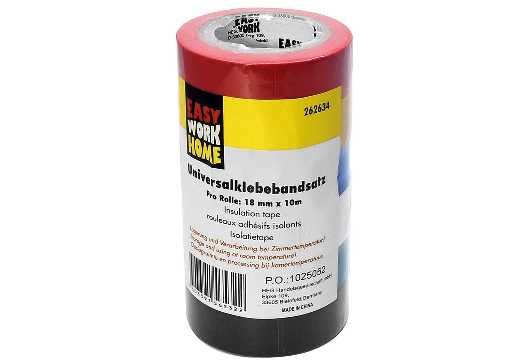 EASY WORK Klebeband 6-teilig - VPE: 12