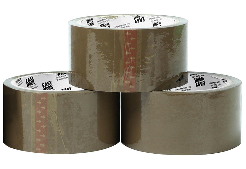EASY WORK Paketklebebänder 3 Rollen - VPE: 6