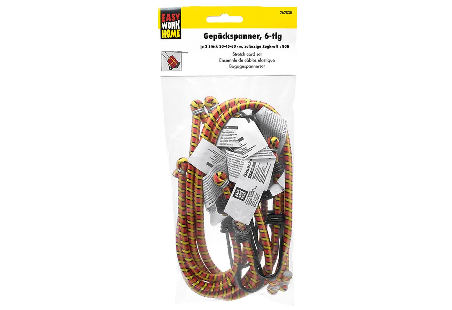 EASY WORK Gepäckspannersatz 6-teilig - VPE: 6