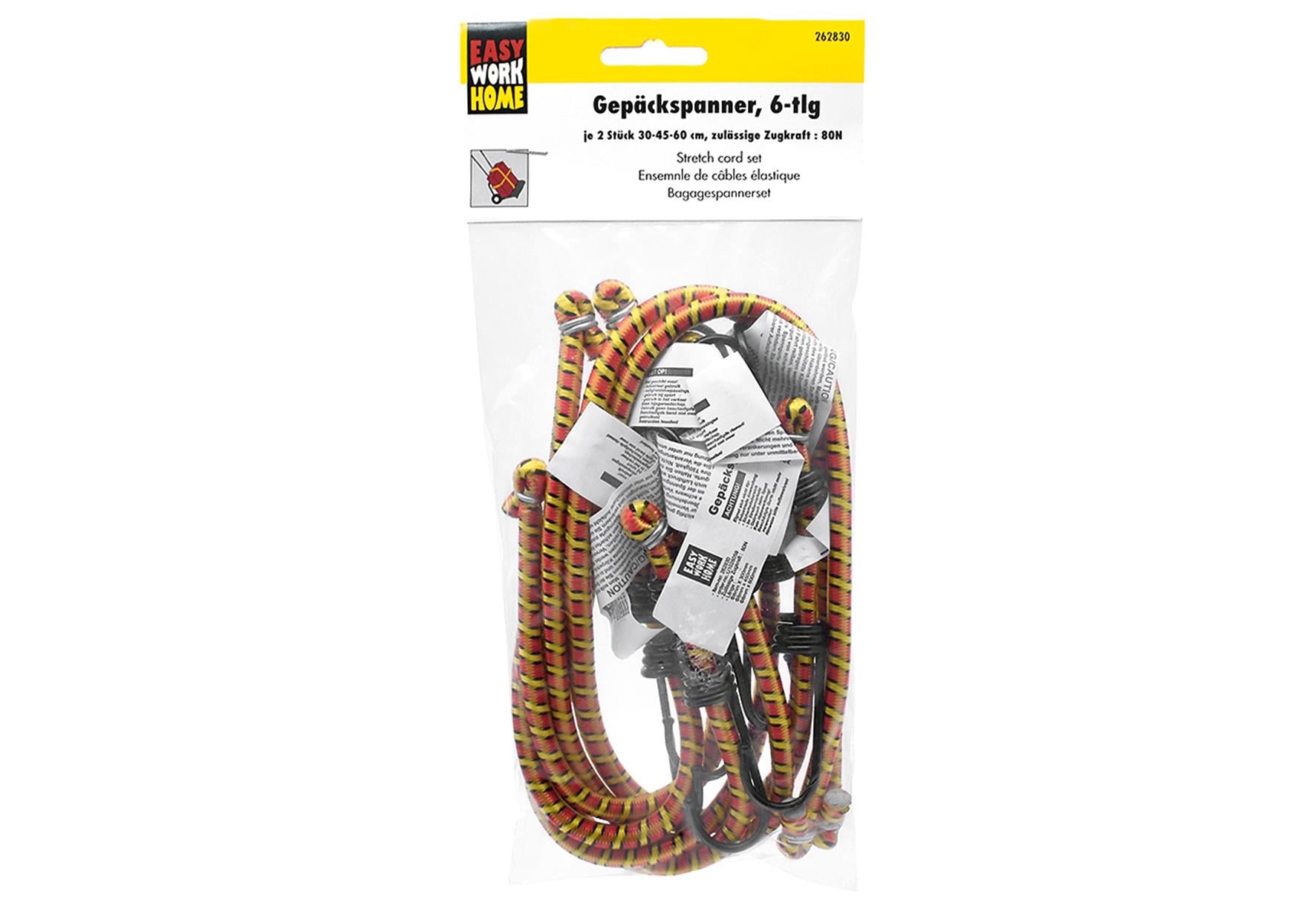 EASY WORK Gepäckspannersatz 6-teilig - VPE: 6