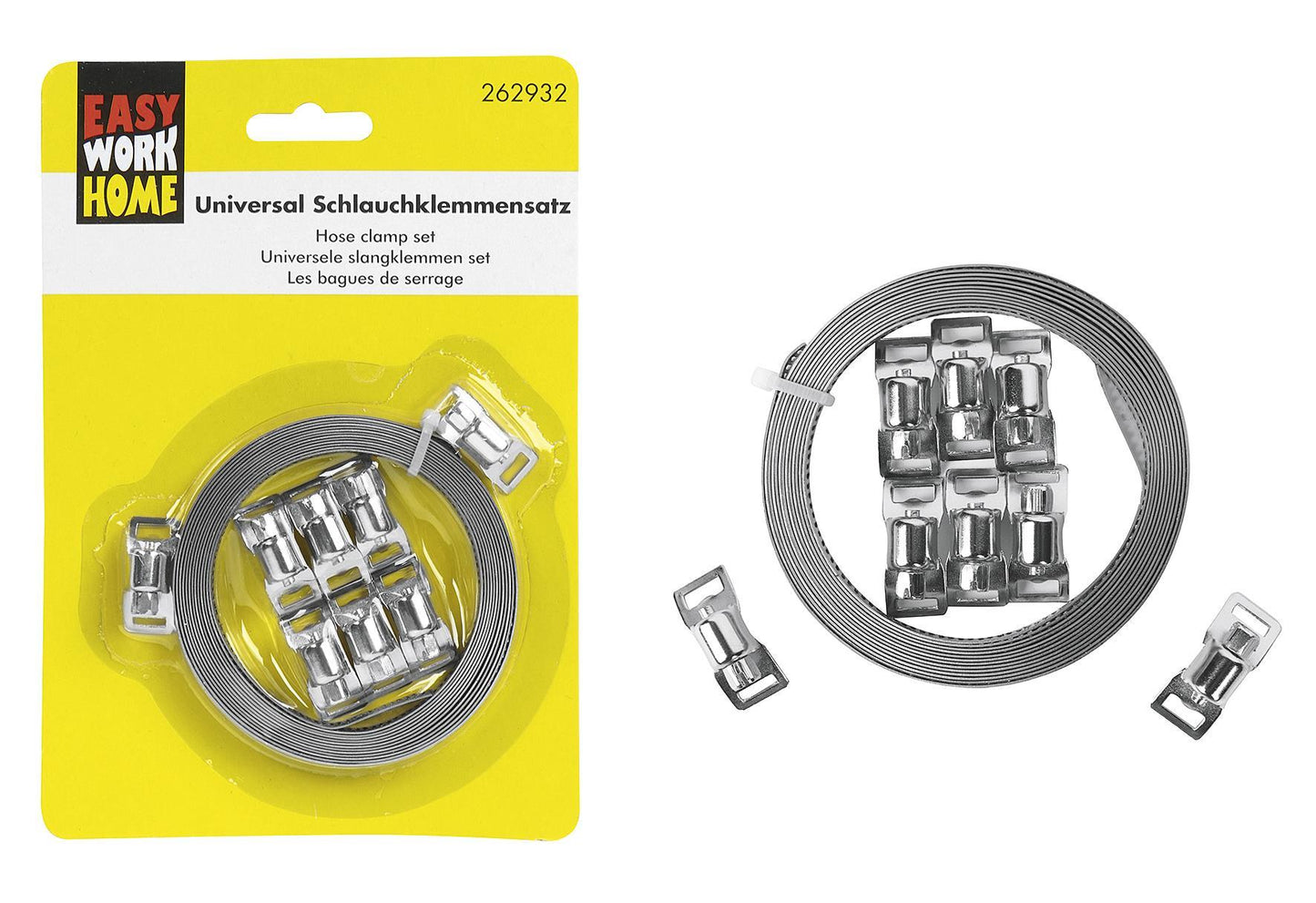 EASY WORK Universal-Schlauchklemmensatz - VPE: 6