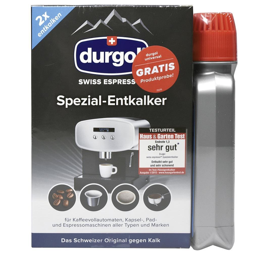 DURGOL Entkalker Swiss Espresso 2x125ml + Zugabe - VPE: 20
