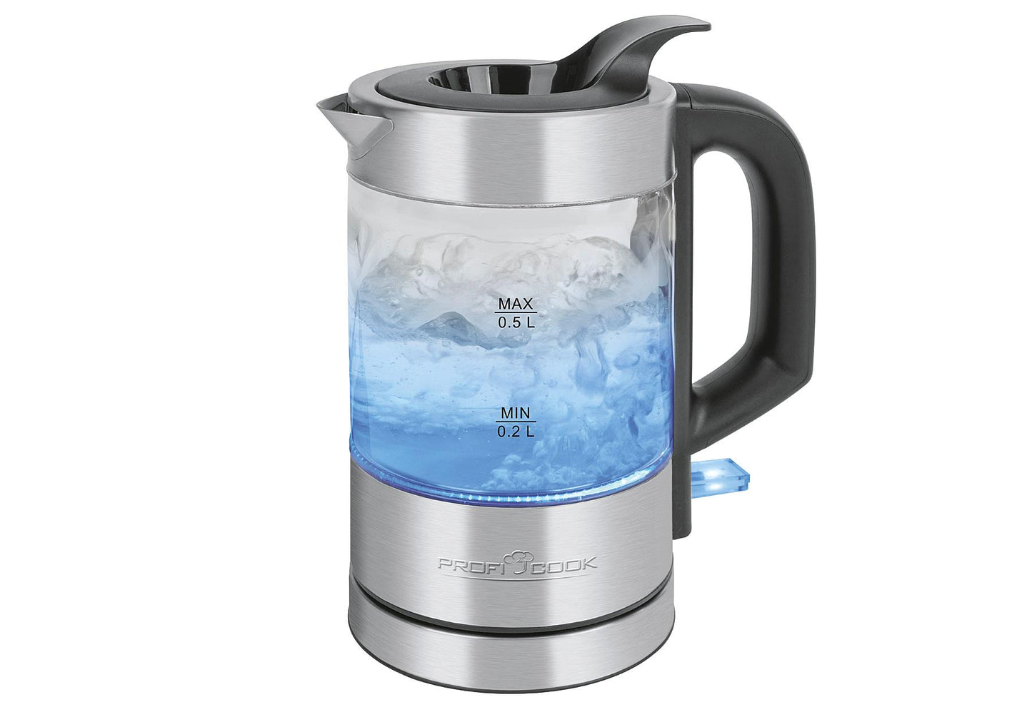 PROFI COOK Glas-Wasserkocher PC-WKS 1228 G 05l 2000W