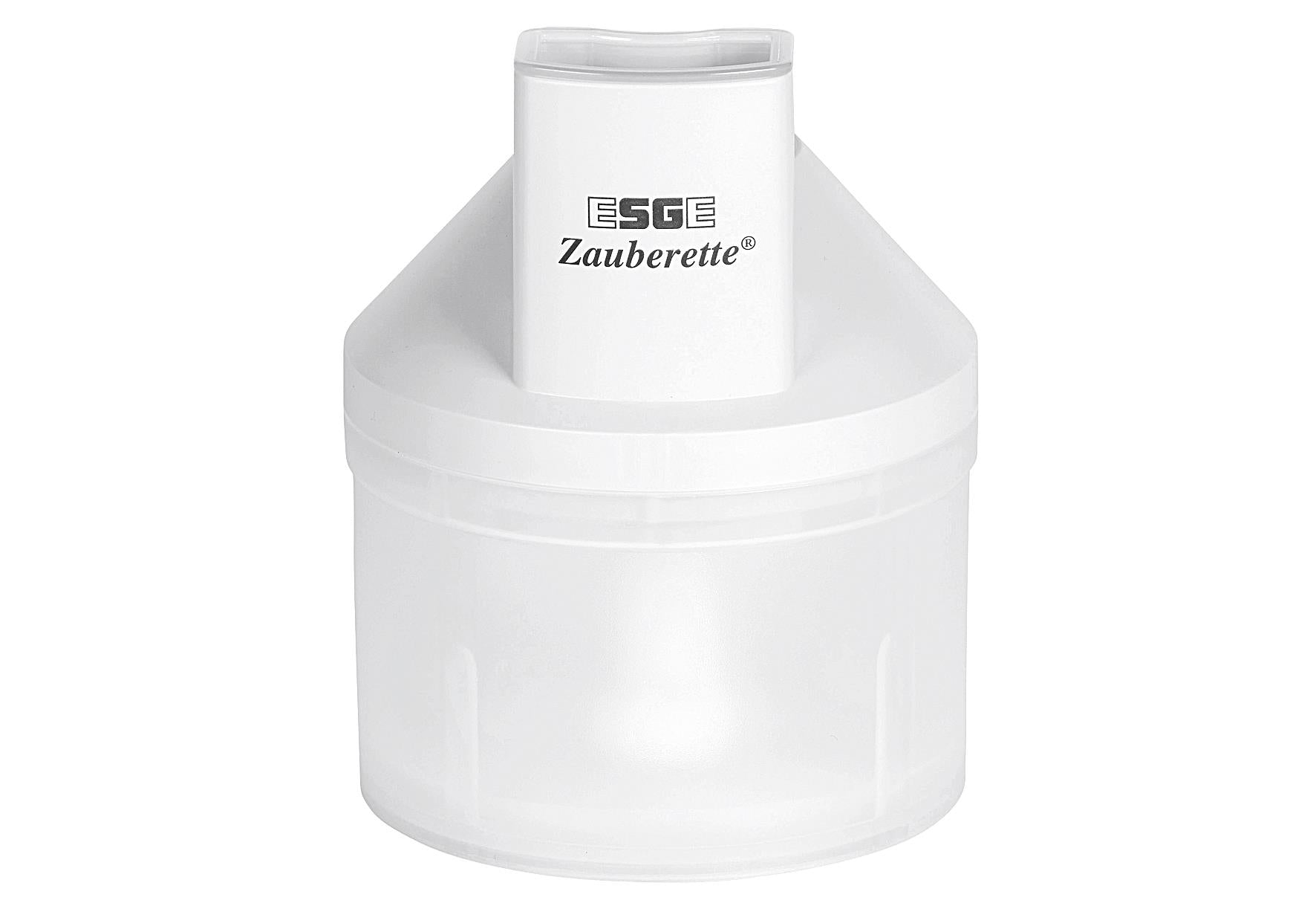 ESGE Zauberette 6500 transparenter Stopfer 1 Scheibenträger 1 Raspelscheibe fein 1 Raspelscheibe grob 1 Schneidscheibe fein