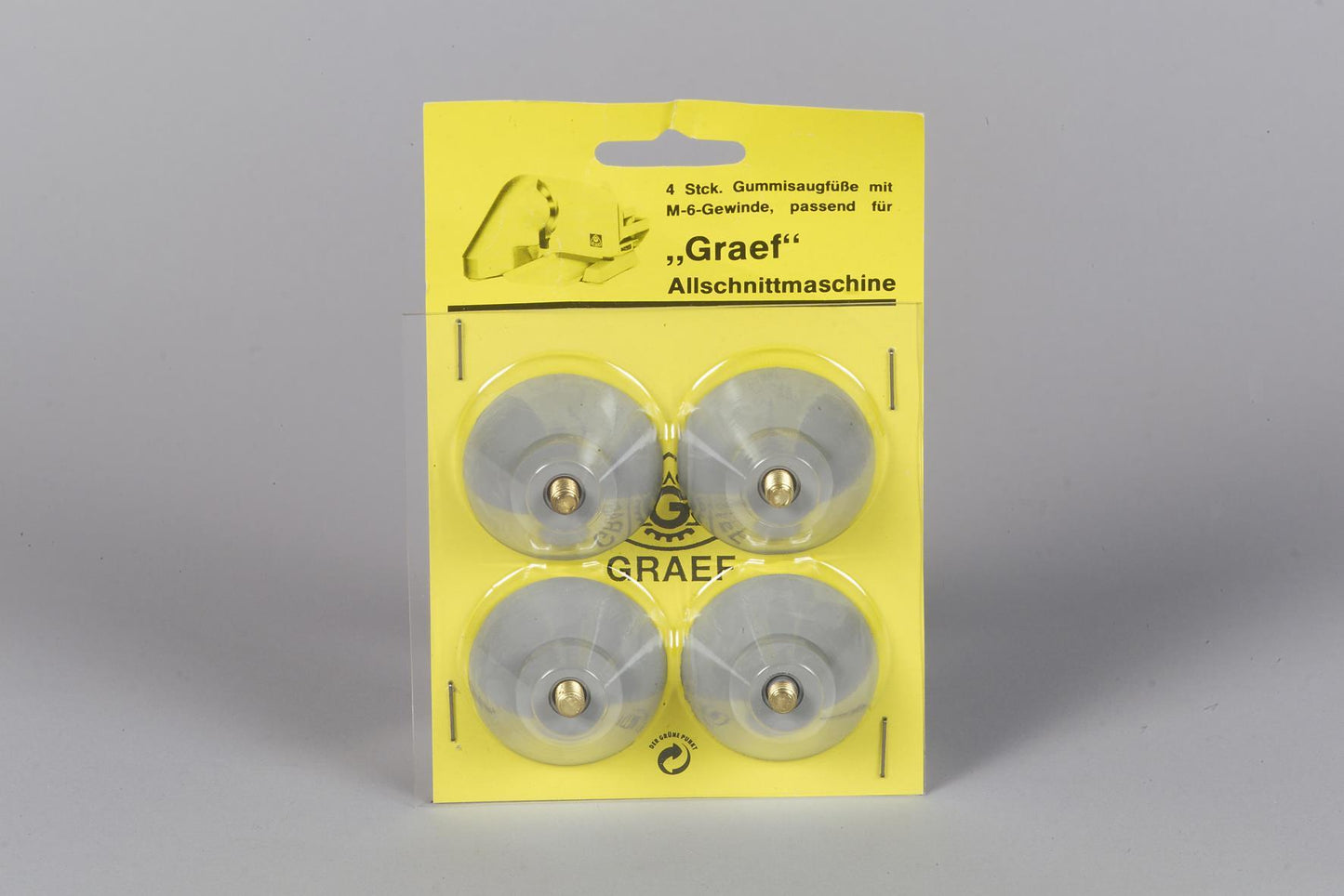 GRAEF Gummi-Saugfüße 4er Set