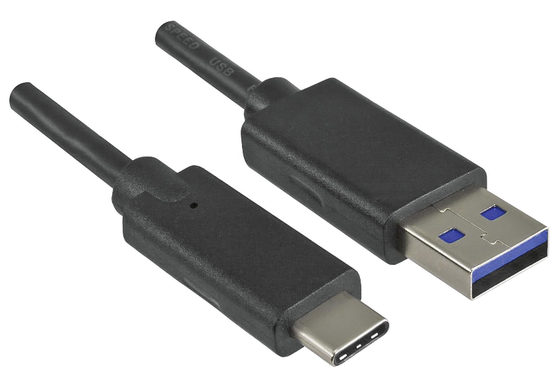 DINIC USB 31 Kabel Typ C auf A 30A 1m - VPE: 7