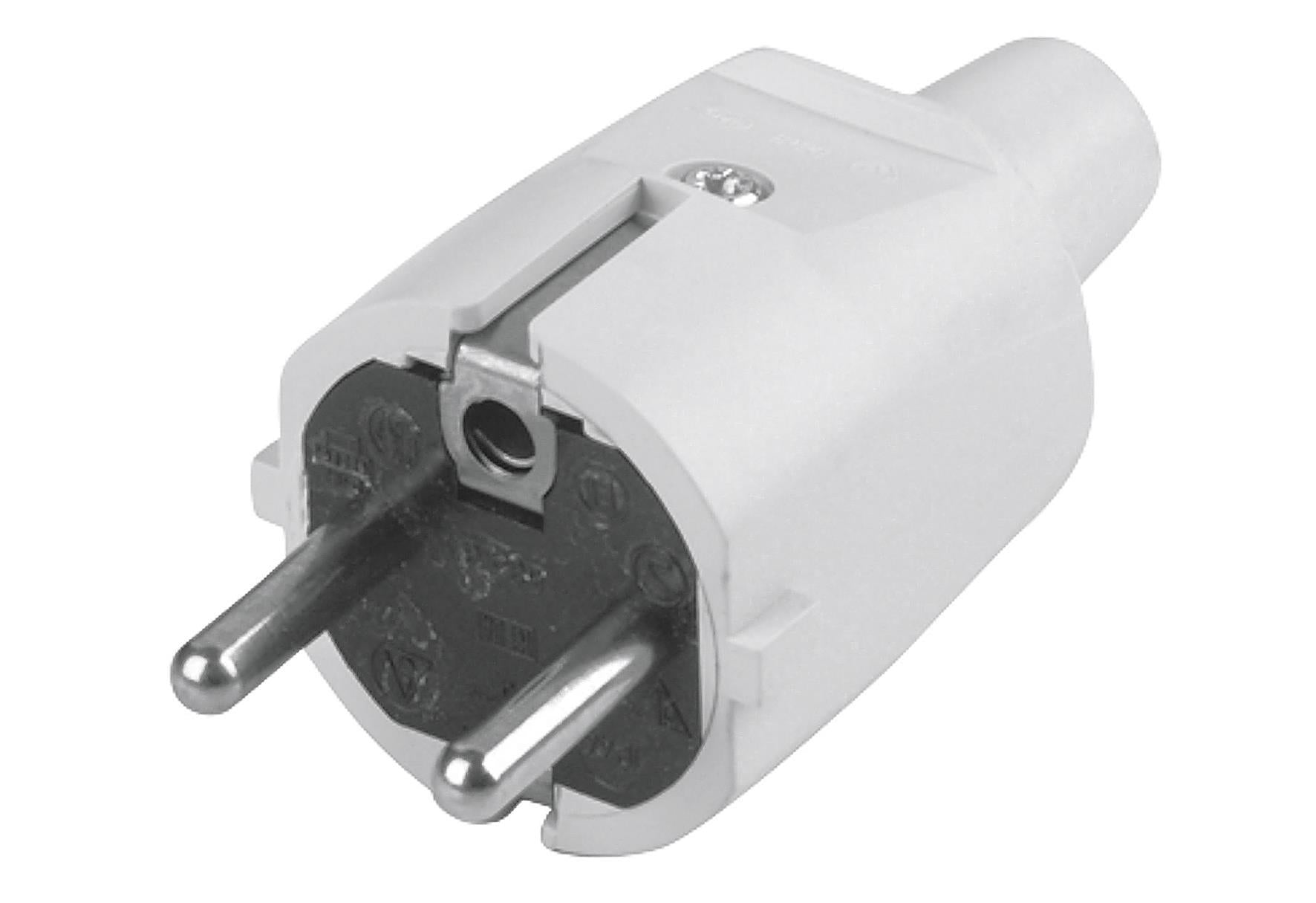 REV RITTER SchuKo-Stecker PVC SK grau - VPE: 10
