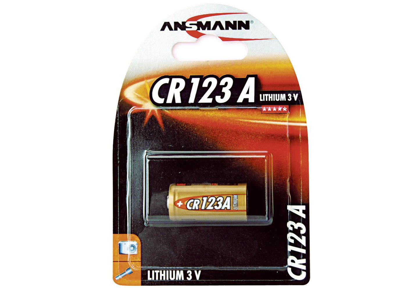 ANSMANN Fotobatterie 123A 9V Blister inkl 123A 9 Volt Batterie 12er Pack - VPE: 12