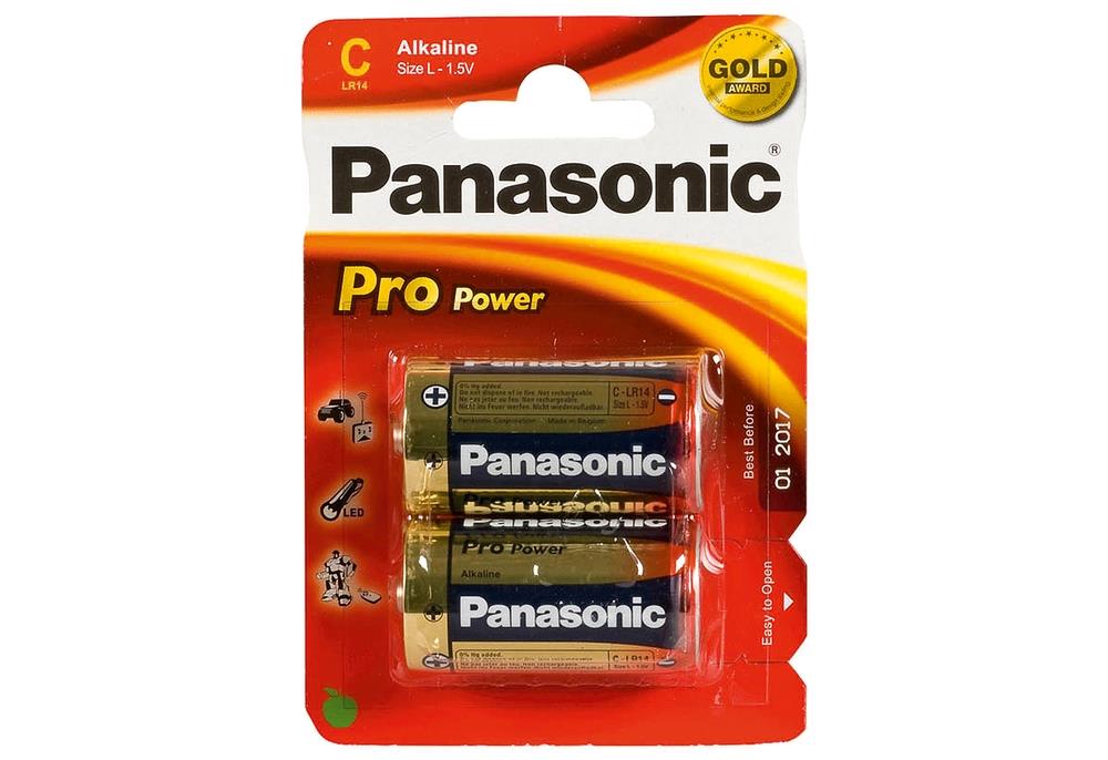 PANASONIC Batterie ProPower2Baby Blister inkl 2 x Baby C LR 14 - VPE: 12