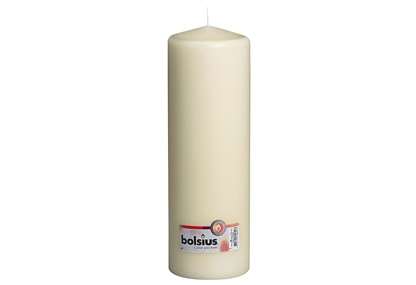 BOLSIUS Stumpenkerze 30x98 cm elfenbein - VPE: 4