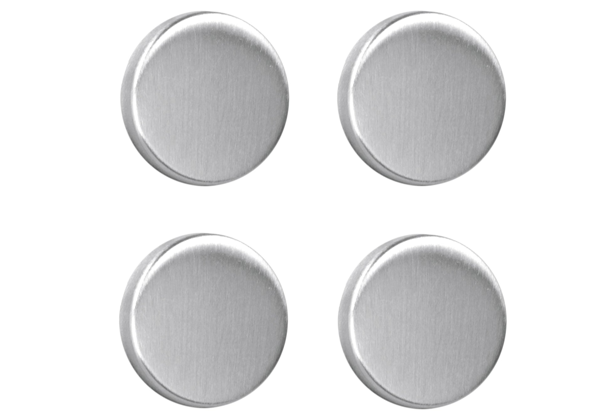 METALTEX Magnet ø 3 cm Inox 4er Set - VPE: 10