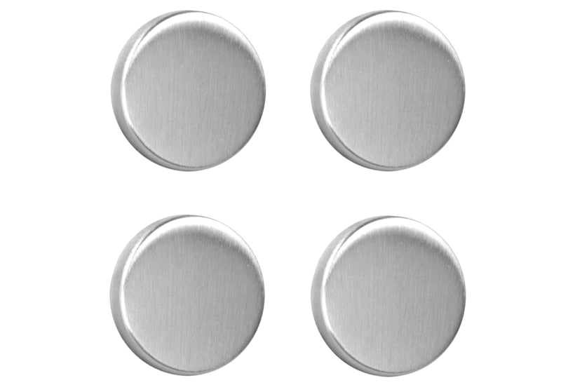 METALTEX Magnet ø 3 cm Inox 4er Set - VPE: 10