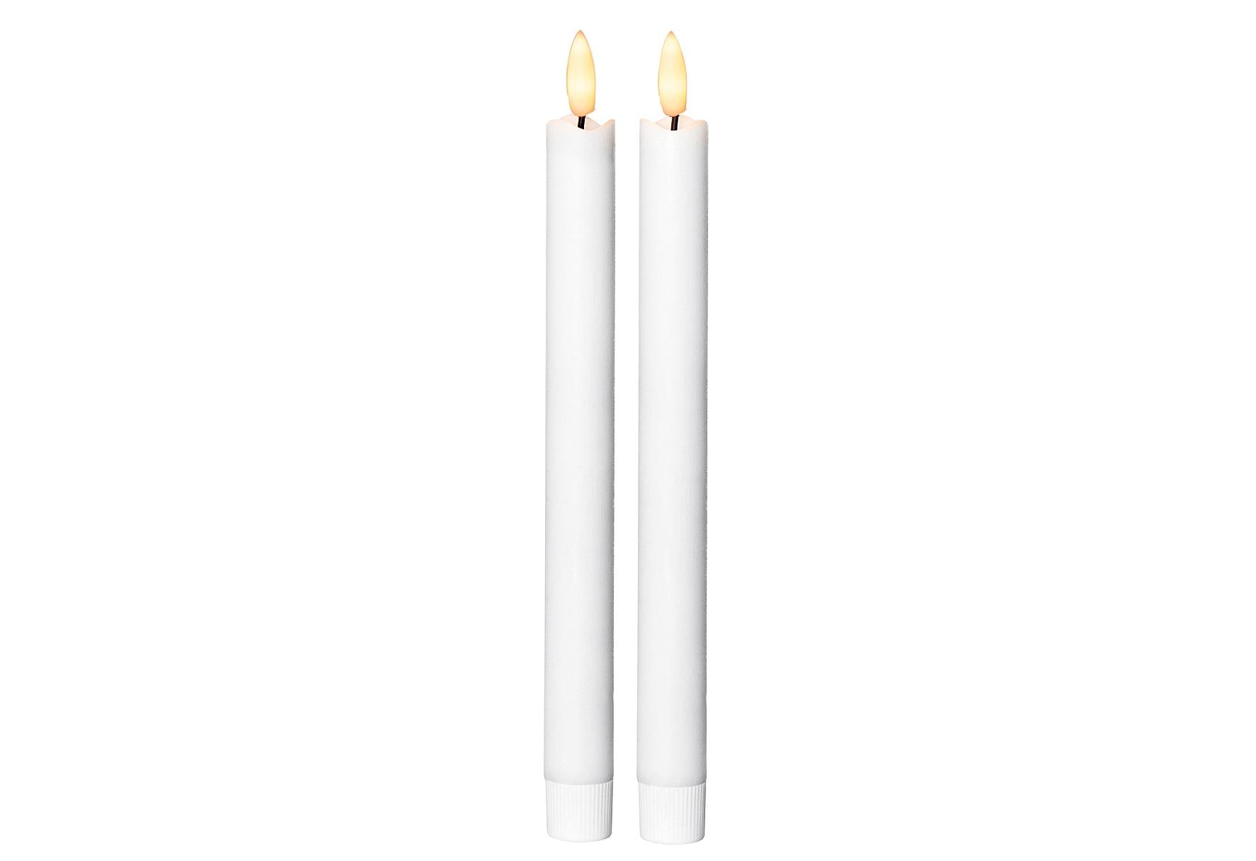 STAR TRADING LED-Leuchterkerze 'Flamme' 2er Set