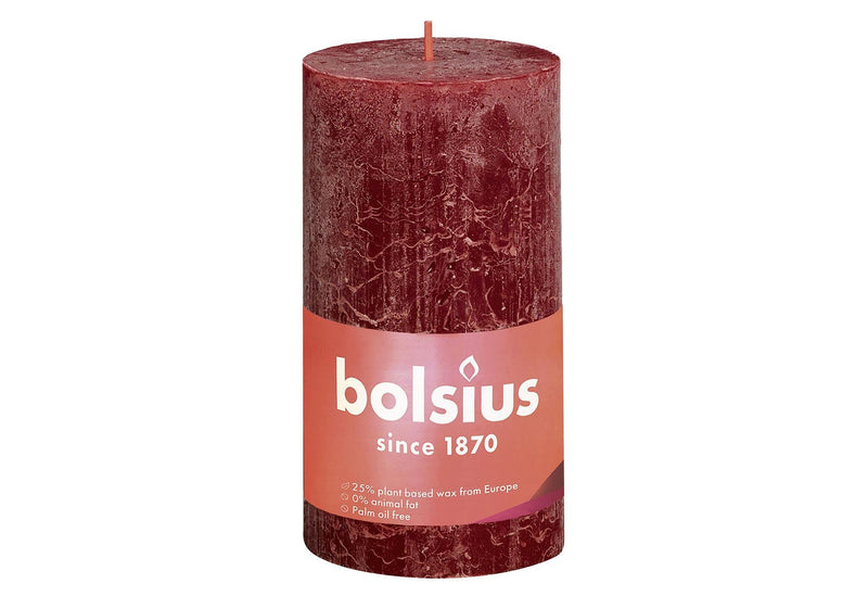 BOLSIUS Stumpenkerze 'Rustiko Shine' - VPE: 4