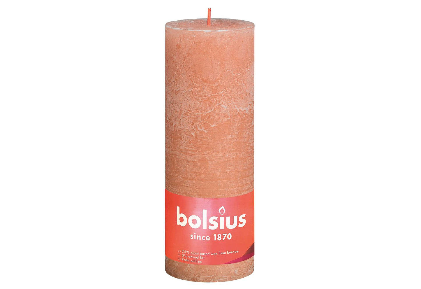 BOLSIUS Stumpenkerze 'Rustiko Shine' - VPE: 4