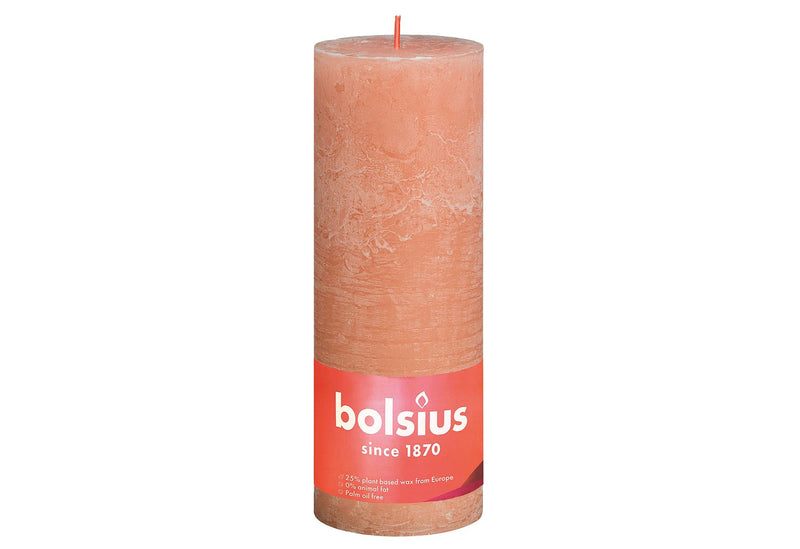 BOLSIUS Stumpenkerze 'Rustiko Shine' - VPE: 4