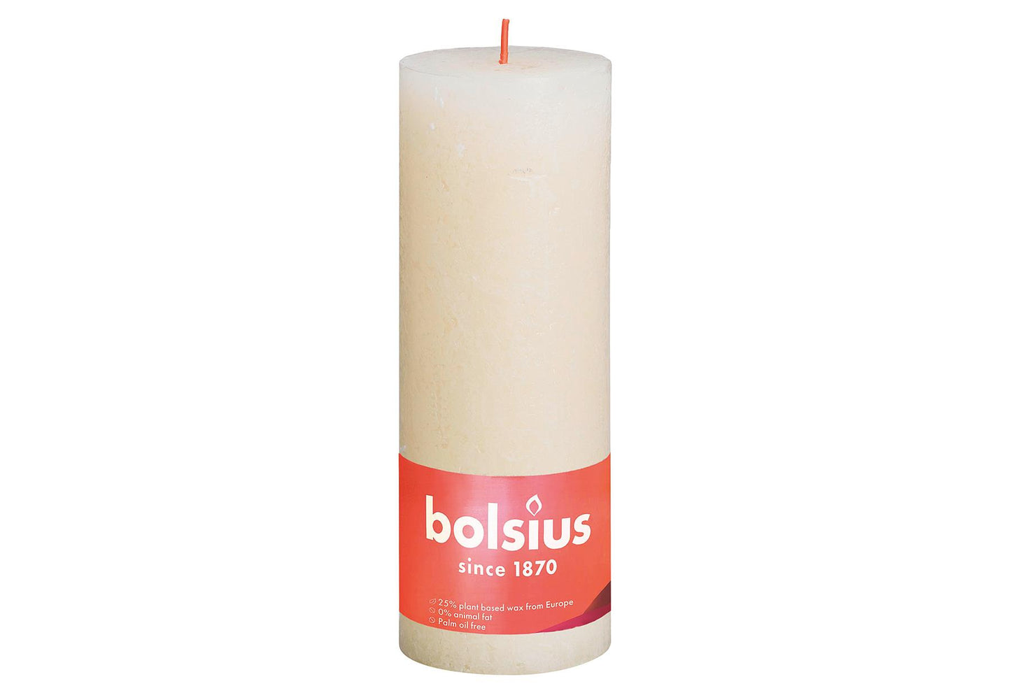 BOLSIUS Stumpenkerze 'Rustiko Shine' - VPE: 4