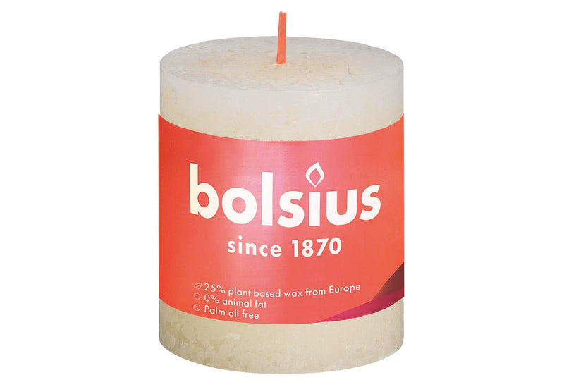 BOLSIUS Stumpenkerze 'Rustiko Shine' - VPE: 4