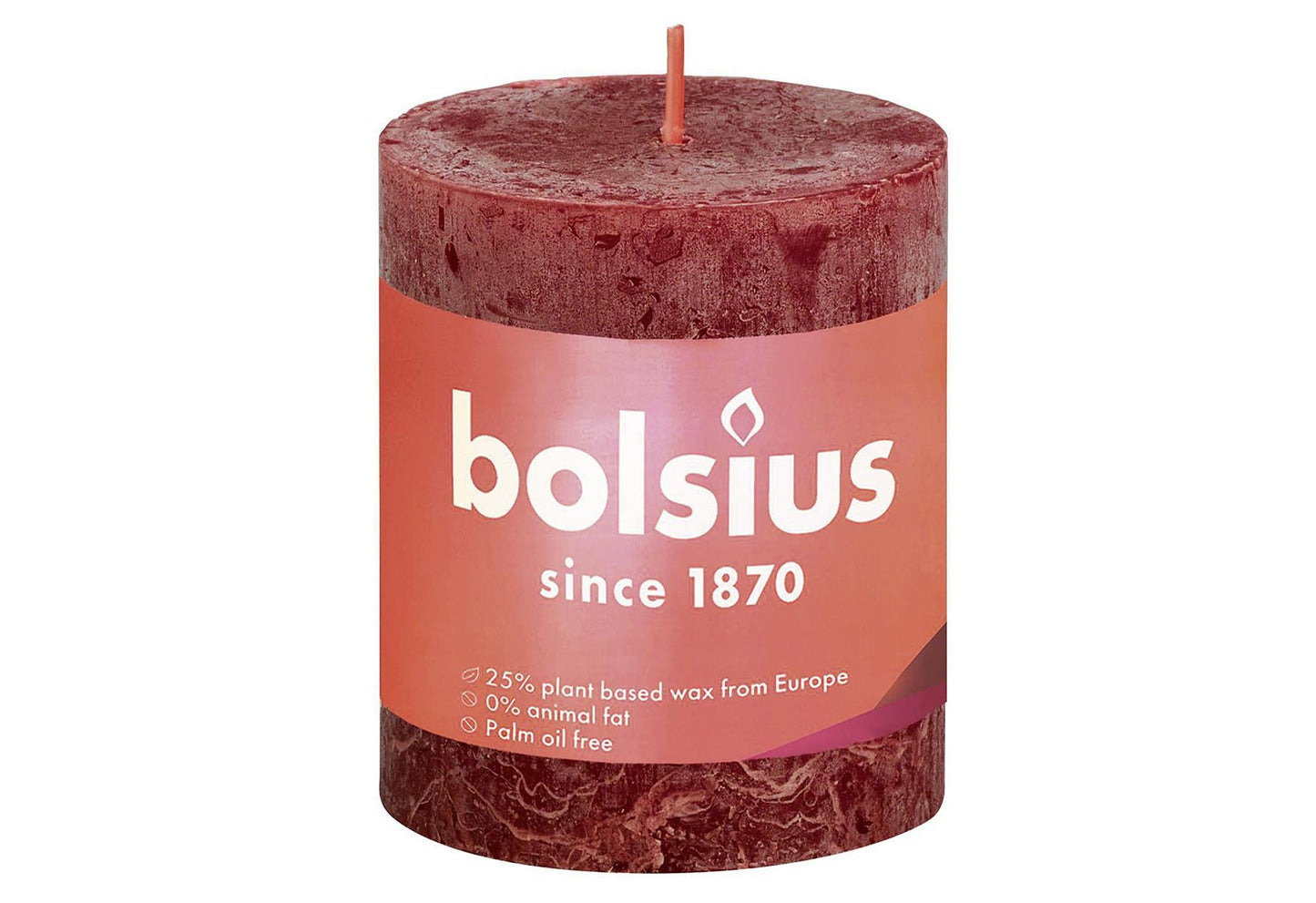 BOLSIUS Stumpenkerze 'Rustiko Shine' - VPE: 4