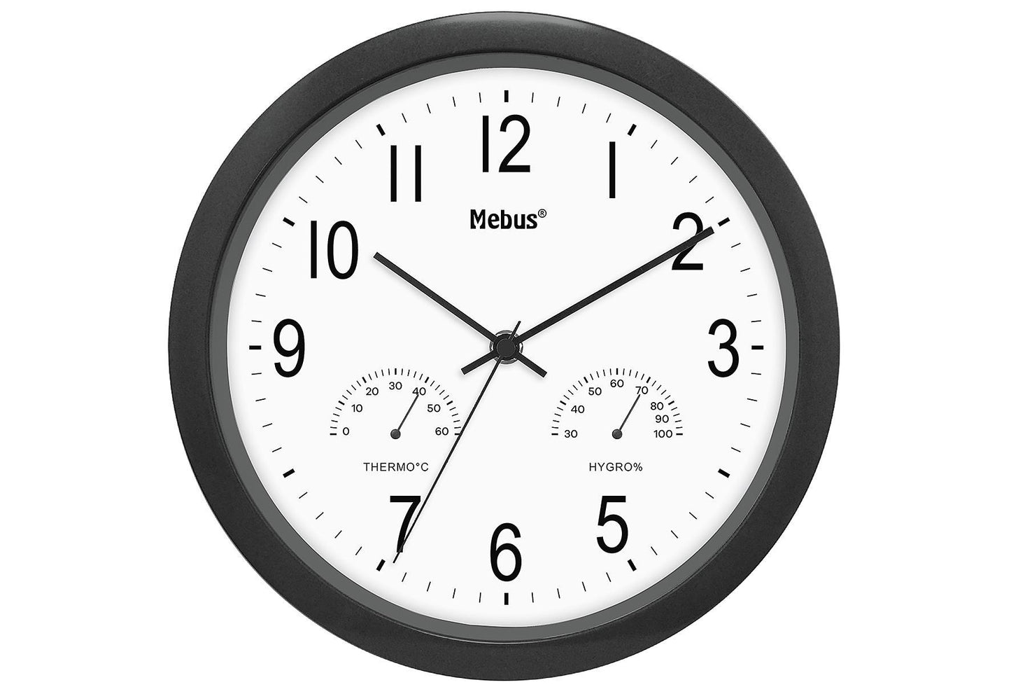 MEBUS Quarz-Wanduhr