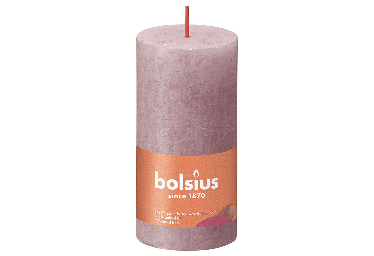 BOLSIUS Stumpenkerze 'Rustiko Shine' - VPE: 8