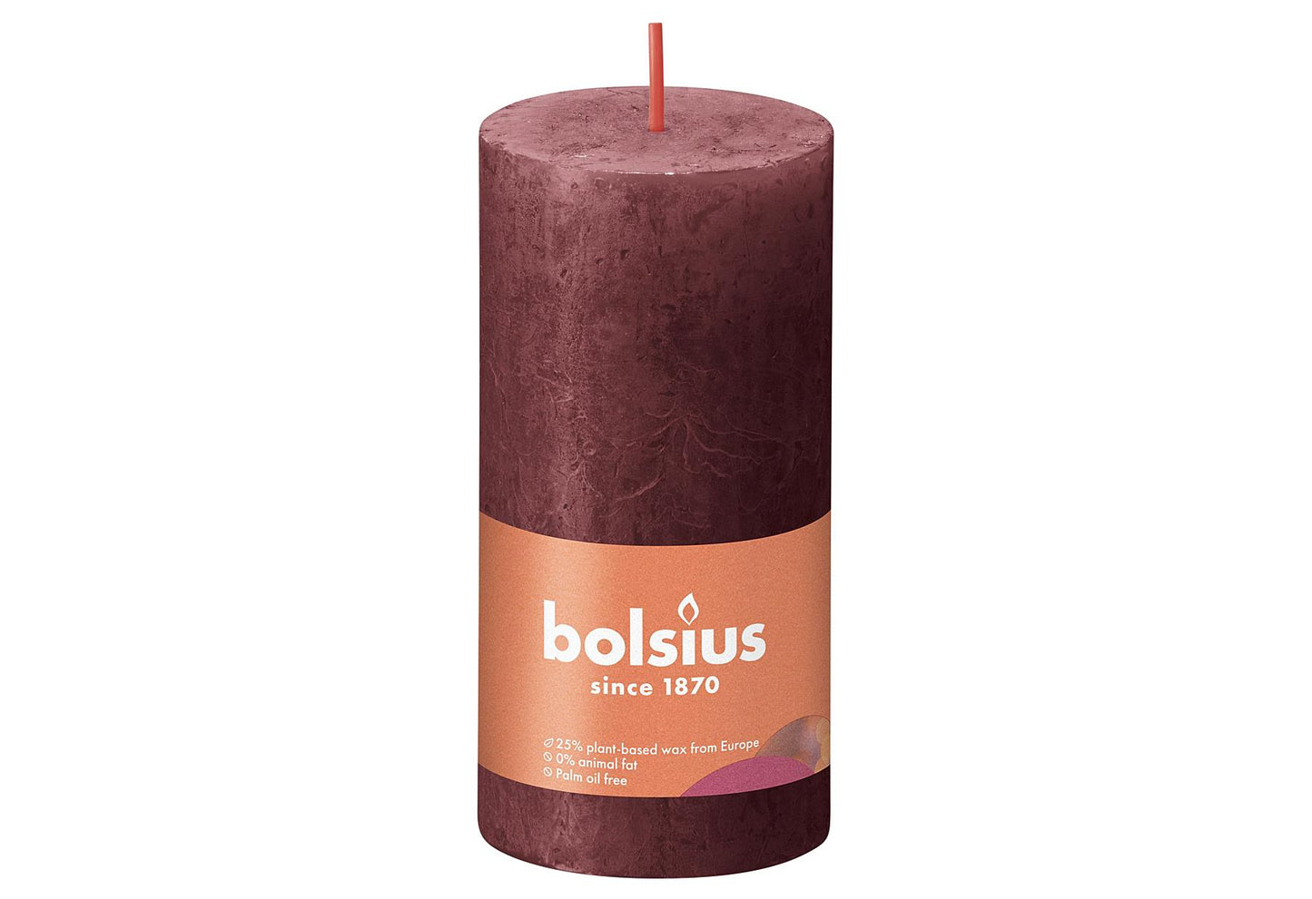 BOLSIUS Stumpenkerze 'Rustiko Shine' - VPE: 8