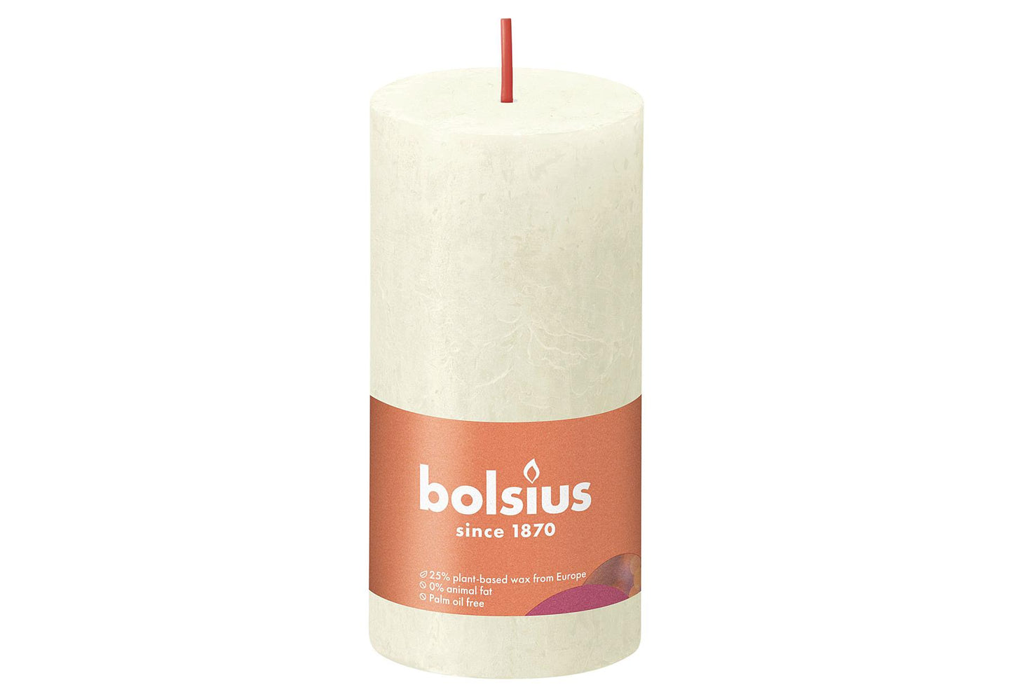 BOLSIUS Stumpenkerze 'Rustiko Shine' - VPE: 8
